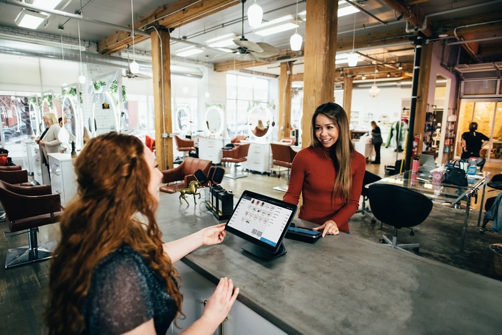 Customer being recorded on a customer lifecycle management software